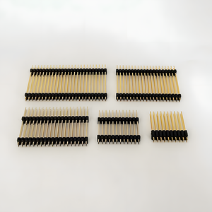 Uzun Pin başlık tek çift sıra özel 16P 14P 26P düz DIP 90 derece yuvarlak Pin başlıkları - Product Image 5