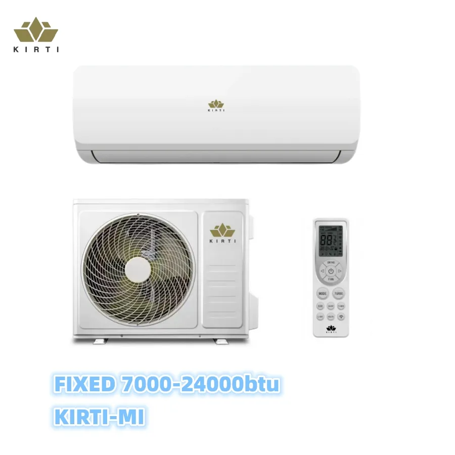 Aire acondicionado de pared inteligente Kirti 7000Btu-24000Btu calor frío uso en el hogar aire acondicionado de tipo dividido