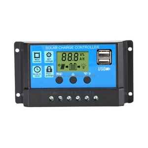 PWM Auto pannello solare boost caricabatteria Controller 10A 20A 30A 40A 50A 60A Dual USB 12V 24V - Product Image 1