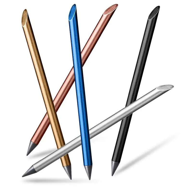 Forever Gebruikt Inkt Pen Eeuwige Inktloze Potlood Metalen Wrijving Schrijven Pen Werk Voor 25 Jaar
