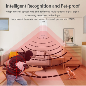 Rilevatore di movimento per esterni a lungo raggio rilevatore di movimento PIR a infrarossi passivi sensore di movimento con immunità per animali domestici - Product Image 5
