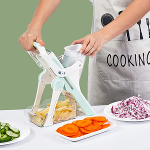 New Arrival Vegetable Cutting Machine ONCE for ALL Multifunctional <strong>Cutter</strong> <strong>4</strong> in <strong>1</strong> Mandoline Slicer and Chopper