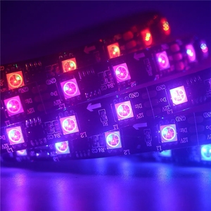 WS2811 RGB адресуемые светодиодные полосы света 5050 SMD 30 60 светодиодов один IC контроллер яркий нормальный DC12V 24V - Product Image 3