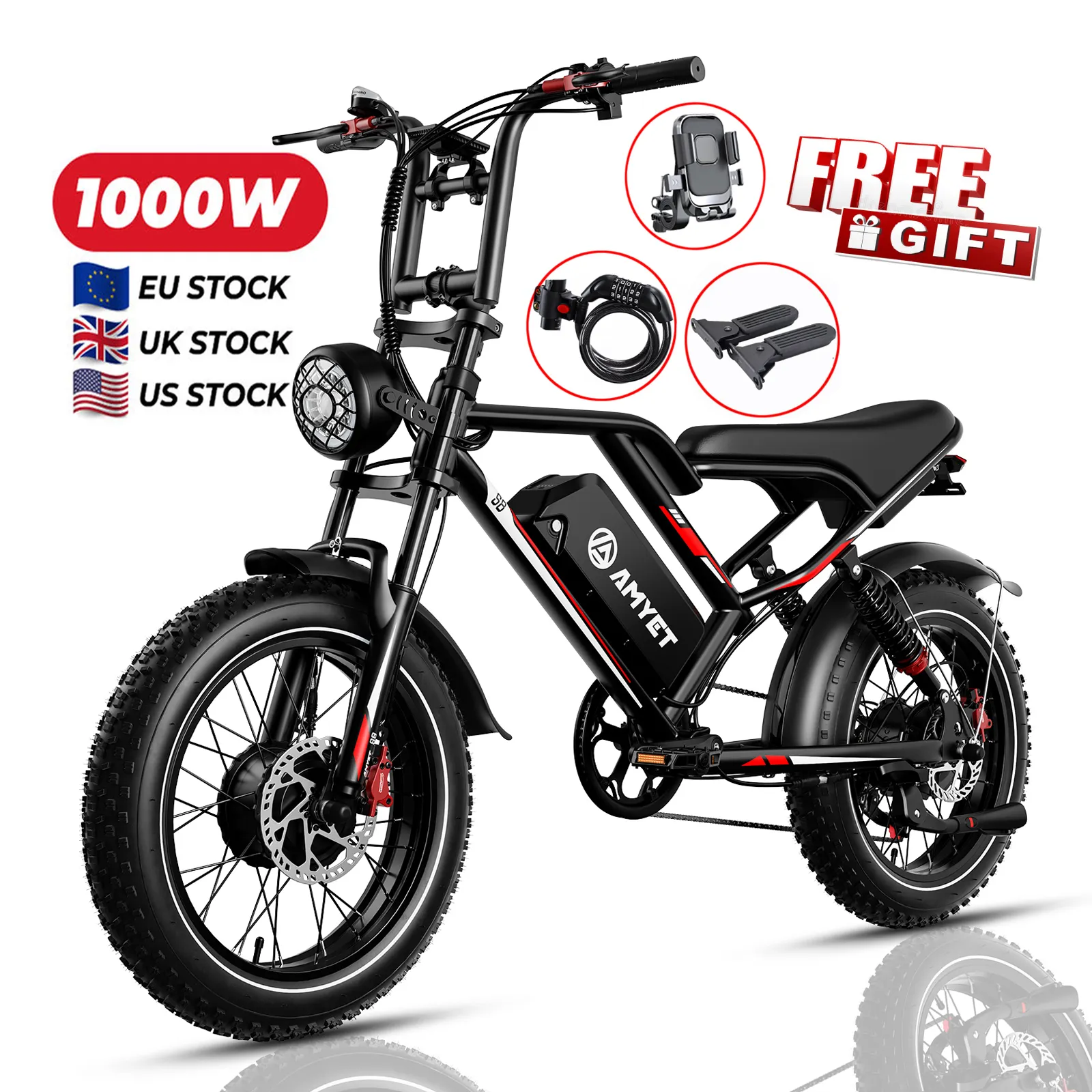 1000W 쏟아지는 모터 전기 먼지 자전거 ebike 48v 17.5ah 이동식 배터리 전기 자전거와 최고 품질 전자 자전거