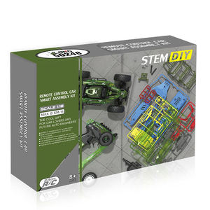 3 In 1 kök bina oyuncak eğitim Rc Racer seti uzaktan kumanda araba modeli montaj öğrenme tuğla Roadster kitleri - Product Image 2