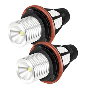 Yeni durum 5W <span class=keywords><strong>LED</strong></span> far günışığı şerit melek göz sis lambası BMW E39 E60 çözme araba ışık aksesuarları