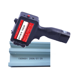 Automatische datum code druck maschine/charge anzahl druck maschine/handjet tragbare drucker auf pvc kunststoff, pe film, eisen stahl - Product Image 1