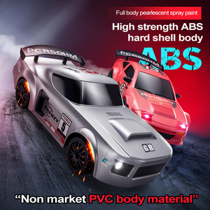 <strong>1</strong>/24 Scale <strong>Remote</strong> Control Toy Road Vehicle RC Mini Drift Car Racing Game Drifting Speed Model with LED Light and Drift Tires