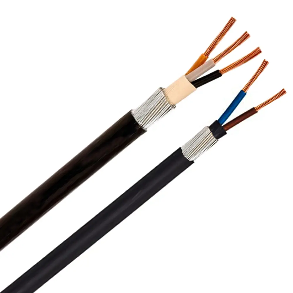 2コア2.5 mm2 PVC Flexible Cable Price 2.5ミリメートル3 Core Armoured Cable Control Cable Price