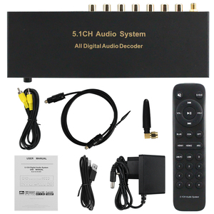 解码器5.1ch，带蓝牙接收器音频转换器5.1 MP3 USB放大器DAC Spdif，用于家庭影院声音KTV播放 - Product Image 6