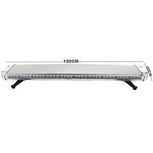 Biaochi מותאם אישית 12V 24V רכב משאית <span class=keywords><strong>LED</strong></span> Strobe Lightbar 120CM 47 אינץ גג למעלה חירום אזהרת אור בר עבור Tow משאית