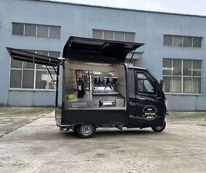 Trang bị đầy đủ nhà hàng 3 bánh xe ba bánh điện Piaggio APE Tuk tuk di động cà phê thanh giỏ hàng cà phê cửa hàng để bán - Product Image 1