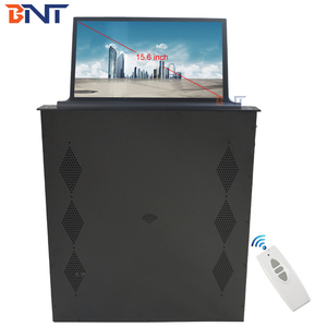 Multimedya konferans masası lcd ekran gizli bilgisayar motorlu geri çekilebilir monitör kaldırma ile 15.6/17.3/18.5/21.5 <span class=keywords><strong>in</strong></span>ç ekran - Product Image 3