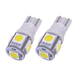 อุปกรณ์เสริมรถยนต์หลอดไฟภายในลิ่มหลอดไฟ LED T10 W5W BA9S 5SMD 5050นำหลอดไฟกวาดล้างแสงที่จอดรถไฟอ่านโคมไฟ - Product Image 1