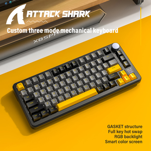 Attack Shark X85 PRO Smart RGB Backlight Teclado de escritorio de tecla completa con Hot Plug Swap Game Gaming Teclado mecánico - Product Image 2