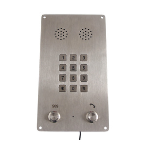 Interfono senza fili a mano con la tastiera completa due pulsanti per il telefono di emergenza di ascensori - Product Image 3