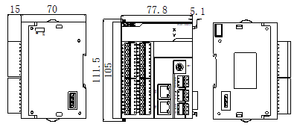 XINJE XSLH Serie PLC Slim PLC entwickelt basierend auf der XS Studio-Programmierplattform - Product Image 2