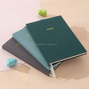 Design personalizzato A5 lino cartonato 100GSM carta riciclata con rilegatura per cucire aggiungere la propria copertina per Notebook - Product Image 1