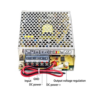 Taidacent不间断开关电源输入220v AC和输出24V 12V DC UPS应急储能电源