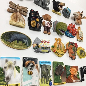 Animal mignon du fabricant mondial 3D peint artisanat décoratif résine matériel forme Style créatif aimants magnétiques pour réfrigérateur - Product Image 2