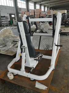ASJ-MS624 2025 ISO Leg Press Commercial Grade Plate Loaded Adjustable Leg Press Machine with Extra Plate Storage - Product Image 4