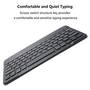 Mini Wireless <strong>Keyboard</strong> <strong>Bluetooth</strong> Rechargeable Slim <strong>Bluetooth</strong> Wireless <strong>Bluetooth</strong> <strong>Keyboard</strong> for Tablet Android