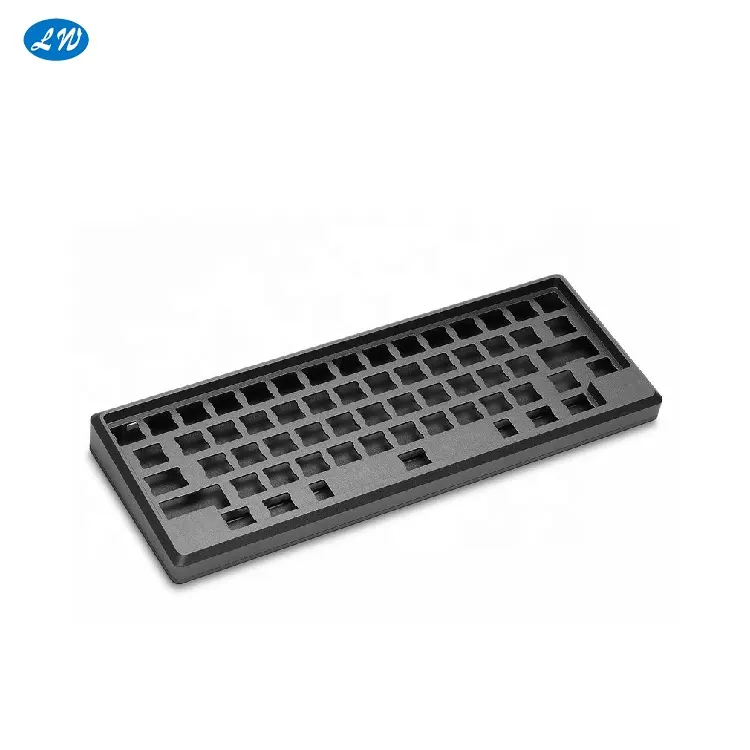 Piezas de mecanizado cnc de aluminio OEM, Teclado mecánico, carcasa de teclado mecánico, mecanizado cnc