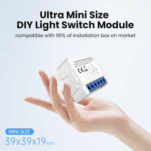 Tuya Smart 10AミニWifiスイッチ制御タイマースイッチリレーオートメーションモジュールスマートライフ作品Alexa Google Home Alice - Product Image 3