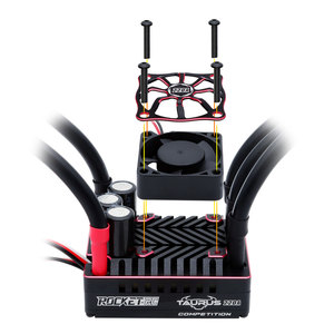 Rocket-RC Competition Taurus 220A Sensored Brushless ESC Bluetooth <strong>Programing</strong> for 1/8 RC Car Drag Racing Arrma - Product Image 4