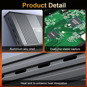ULT-Unite New Custom Portable Hd Game Audio Video Capture <strong>Card</strong> Box <strong>Usb</strong>-C 3.2Gen1 5Gb Hdmi 2.0 Loof-Out Video Capture Device 4K - Product Image 5