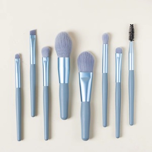 8 adet acemi Normal boyut ucuz makyaj fırçası takım profesyonel makyaj aracı vakıf/kaş/dudak/göz farı fırça kılıfı - Product Image 6