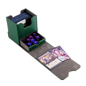 Deck <strong>Block</strong> Premium 100+ <strong>Commander</strong> MTG Deck Cards Box Holder for Cards Dice Tokens Custom Divider Compatible TCG Card Deck Box - Product Image 3