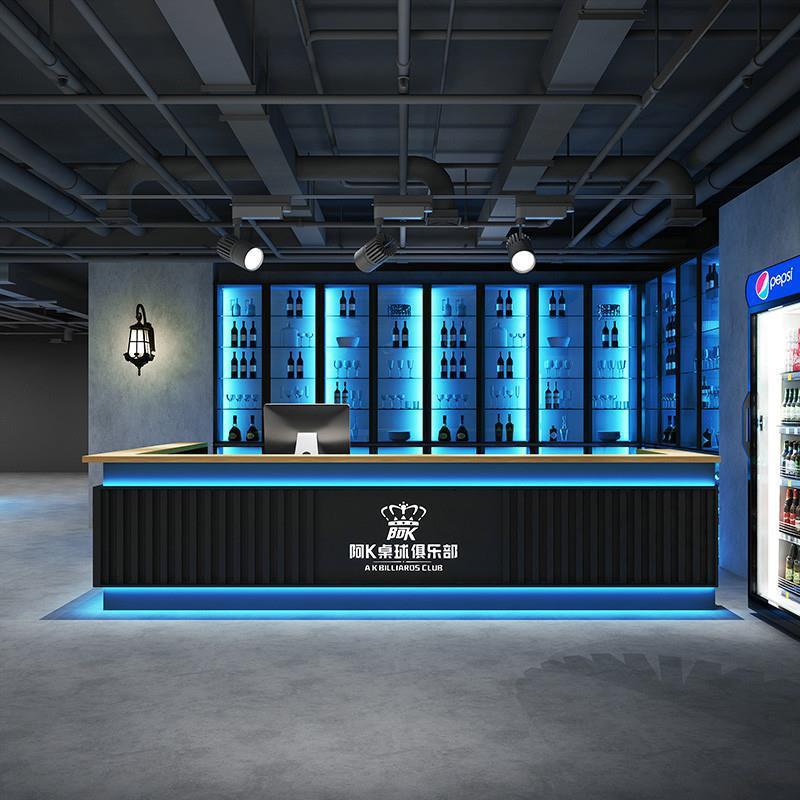 Bureau noir + couleur bois sans coins