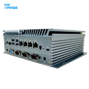 Industrial AI IoT Edge Gateway Inspección visual 4 LAN Red DE SEGURIDAD Intel I3 I5 I7 Caja de aluminio Computadora - Product Image 5