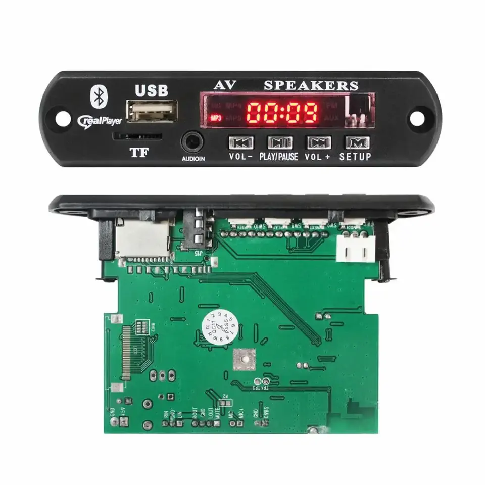 Reproductor de tarjeta Tf MP5, módulo de circuito de formato de Audio y vídeo, MP3, MP4, Módulo Decodificador de reproductor MP5, gran oferta