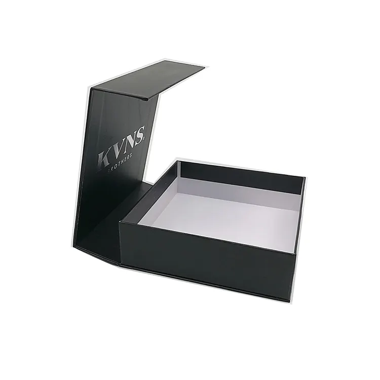 Free Sample Elegant Luxurious Foldable Easy to Open Book Shaped Rigid Paper Packaging Magnetic Box for Cosmetics Set