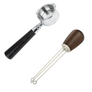 新发明木柄针式咖啡捣固分配器 - Product Image 4