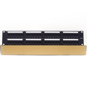 12/16/24/32/48 Ports <strong>Patch</strong> <strong>Panel</strong> CAT5E <strong>CAT6</strong> CAT6A CAT7 CAT8 3U FTP <strong>Modular</strong> RJ45 19 Inch Plating Module Network Cabling System