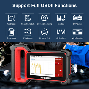 THINKCAR ThinkScan Plus S7 OBD2 เครื่องมือวินิจฉัยรถยนต์สําหรับอัตโนมัติ ABS SAS น้ํามัน DPF EPB รีเซ็ต 7 ระบบเครื่องสแกนเนอร์ยานยนต์ - Product Image 6