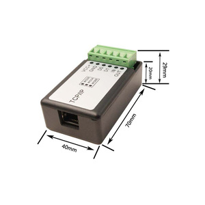 Wiegand signal to Ethernet TCP/IP Transmission signal Data Converter with LED and Buzzer <strong>Input</strong> for Access Control and IOT