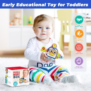 Beyin geliştirmek eğitici oyuncak penguen meşgul topu bebek el topu bulmaca duyusal hexahetoy oyuncak okul öncesi oyuncak için - Product Image 3