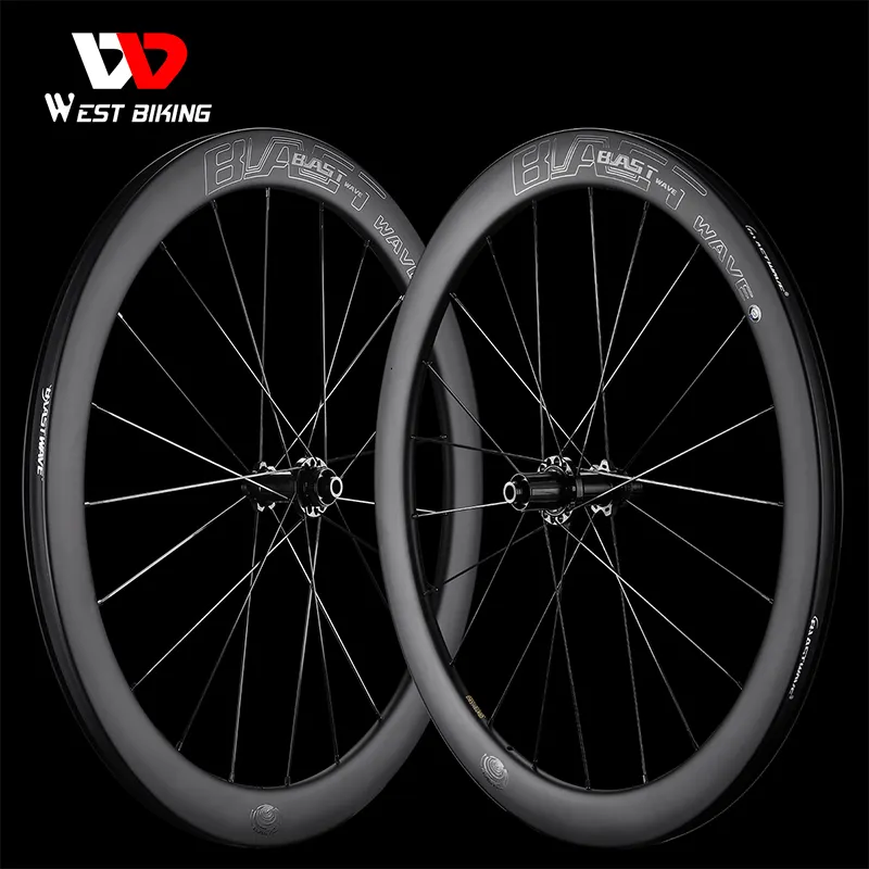 Juego de ruedas de fibra de carbono BLAST WAVE, gran oferta, V 700C freno en 30/40/50mm, ruedas de bicicleta de carretera de aleación, juego de ruedas de bicicleta de aluminio Bmx
