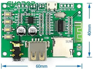 BT201 de Audio Dual Bluetooth 5,0 receptor Bluetooth 5 sin pérdida de tablero de amplificador de potencia de Audio - Product Image 4
