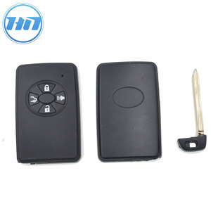 Eccellente guscio chiave Auto Auto 4 pulsanti chiave a distanza sostituzione guscio nero - Product Image 2