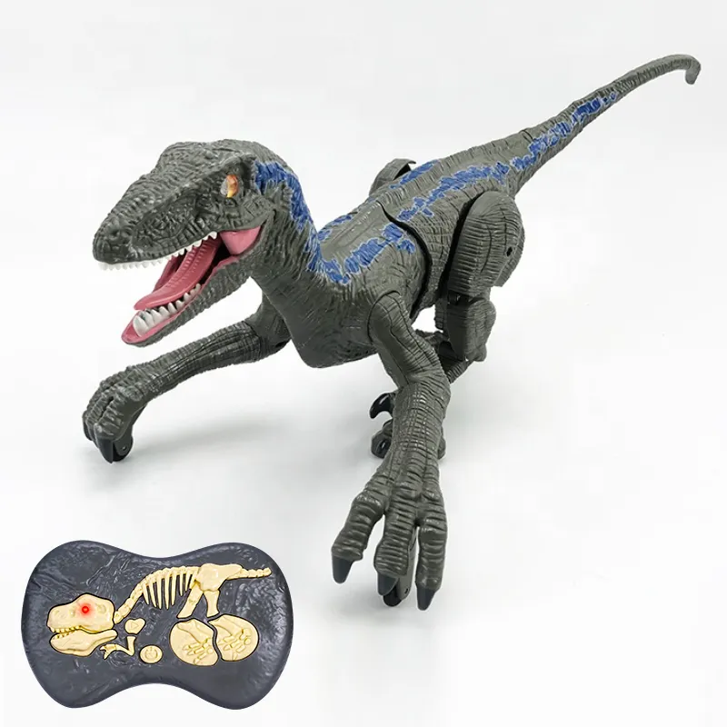 Dalla cina natale regalo per bambini giocattolo bambini intelligenti gioco gioco plastica rc elettrico BO illuminazione 3D eye dinosaur remote control