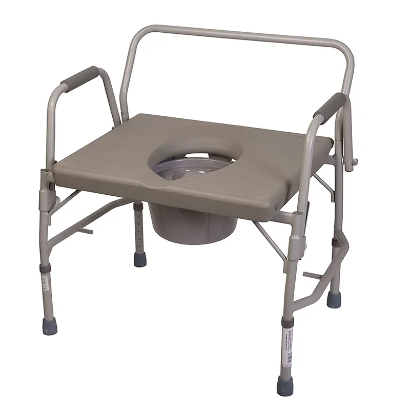 Silla de inodoro portátil para ancianos y discapacitados Una silla de inodoro con asiento de inodoro