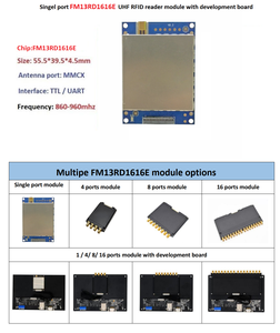 1/4/8/16 Antenna Ports UHF <strong>RFID</strong> <strong>Reader</strong> Module 860-960Mhz Ethernet UHF <strong>RFID</strong> <strong>Reader</strong> Module with Development Board - Product Image 2