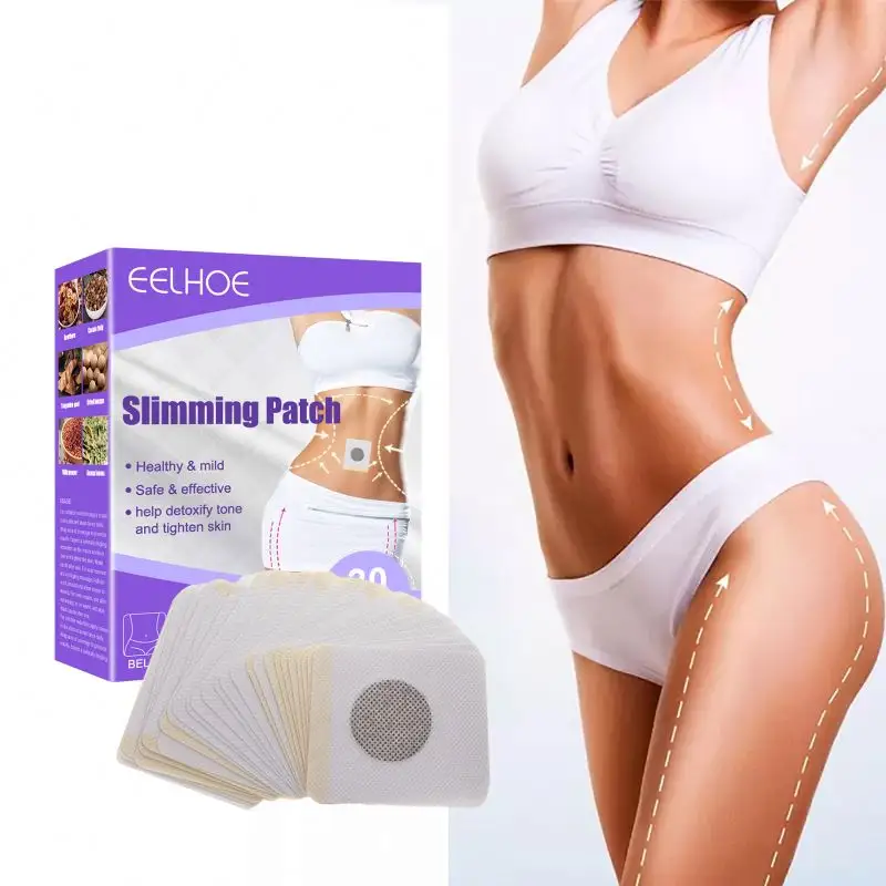 OEM 30 Patches/caixa Quente Moldar O Corpo de Emagrecimento Adesivos Adesivo Produtos de Perder Peso Slim Patch Slimming Umbigo Queima de Gordura Patches