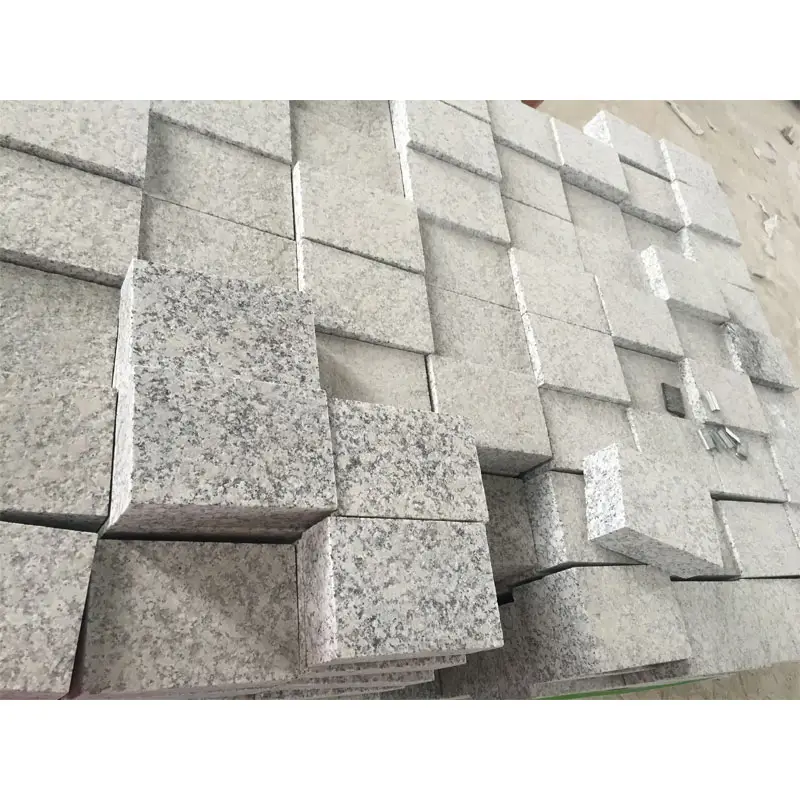 Adoquines de granito, adoquines de piedra Natural tallada en color gris, G603, G602