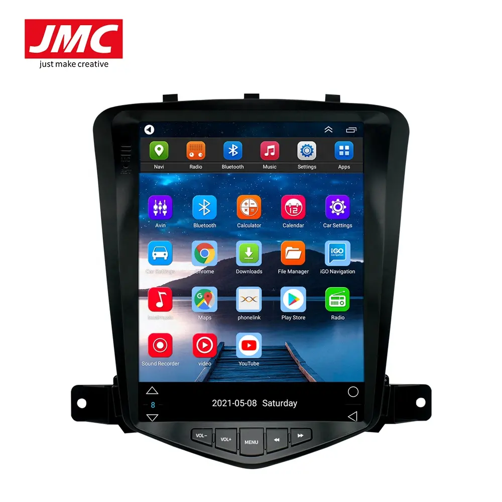 Écran d'unité JMC Android 9.7 "Auto Radio Wireless Carplay Car Stere pour Chevrolet Cruze 2008-2012 Carplay Android Auto Work QLED